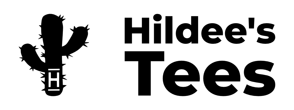 Hildee's Tee Logo Wide Edition