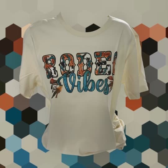 Rodeo Vibes TShirt in Natural